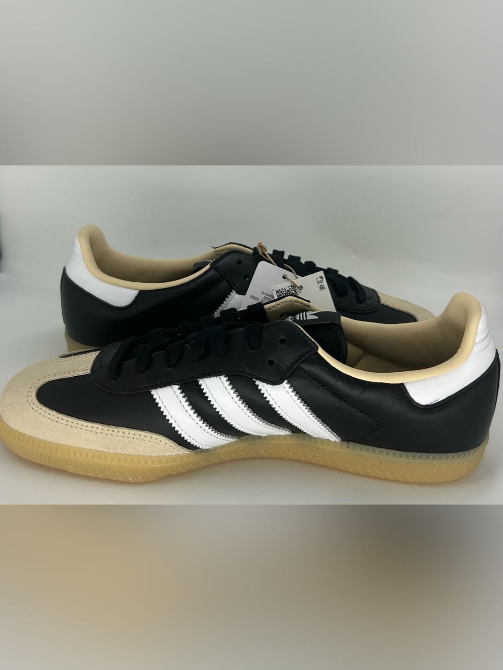 New Adidas Samba OG Men’s Sneakers Core Black White Style JS3832 - Picture 2 of 16